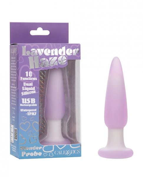 Lavender Haze Slender Anal Probe - Lavender/white