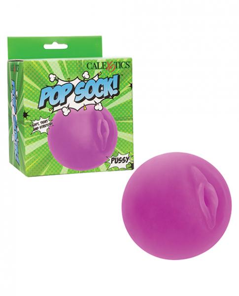 Pop Sock! Pussy Ball Masturbator - Purple - Click Image to Close