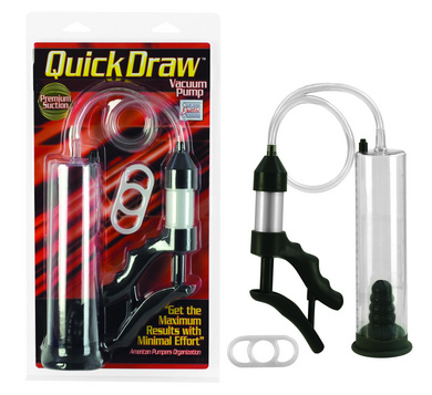 Quick draw vacuum pump