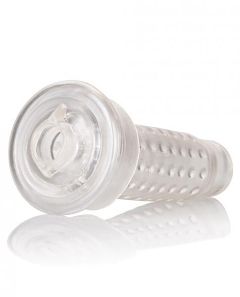 Optimum Stroker Pump Sleeve Pussy Clear - Click Image to Close