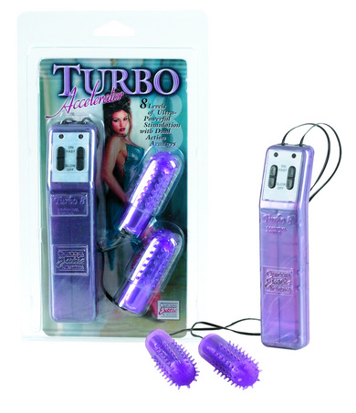 8 level double bullet turbo accelerator - purple