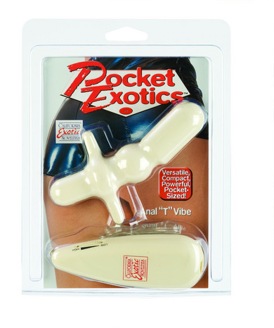 Pocket exotics anal t vibe - ivory