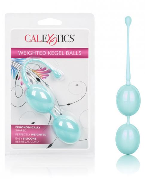 Weighted Kegel Balls - Teal - Click Image to Close