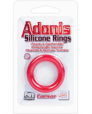 Adonis caesar silicone ring - red - Click Image to Close