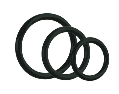 Tri-rings - black