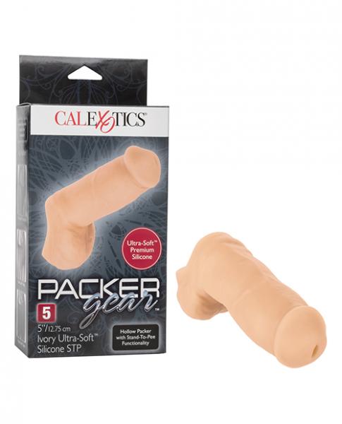 Packer Gear 5" Ultra Soft Silicone Stp - Ivory - Click Image to Close