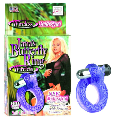 Jana's wireless butterfly ring - Click Image to Close