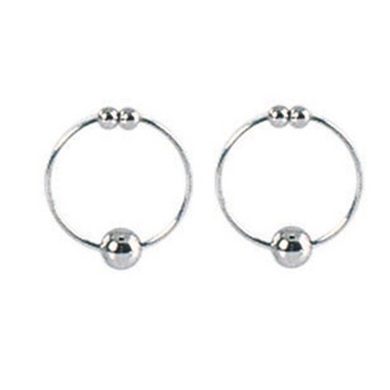 Nipple Rings Silver - Click Image to Close