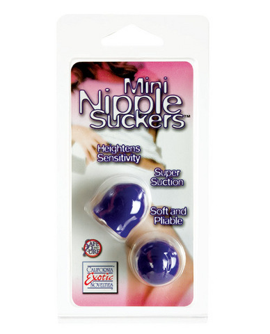 Mini nipple suckers - purple - Click Image to Close