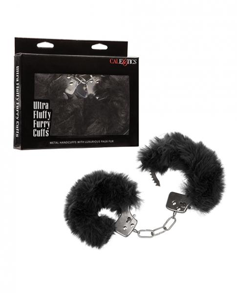 Ultra Fluffy Furry Cuffs - Black