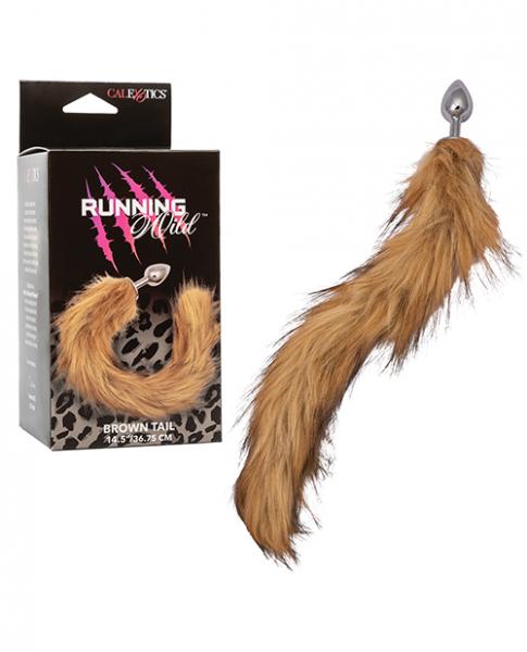 Running Wild Brown Tail Metallic Anal Probe - Click Image to Close