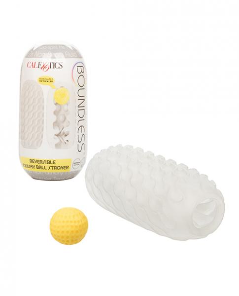 Boundless Reversible Squishy Ball Stroker - Yellow