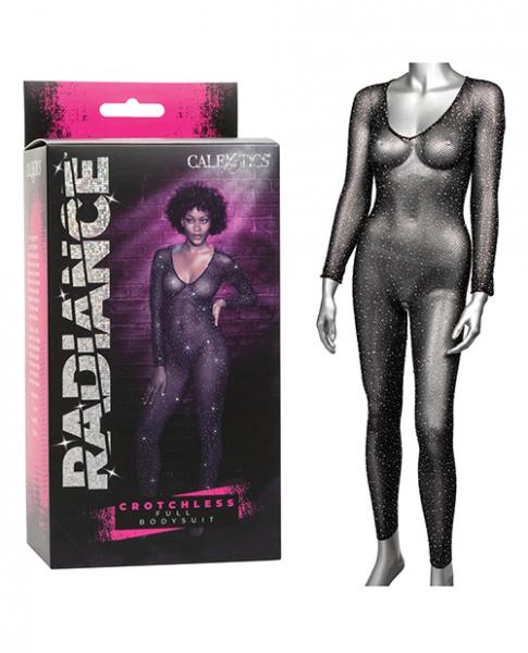 Radiance Crotchless Full Body Suit - Black O/s - Click Image to Close