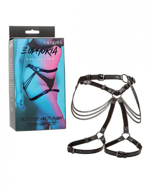 Euphoria Collection Plus Size Multi Chain Thigh Harness - Click Image to Close