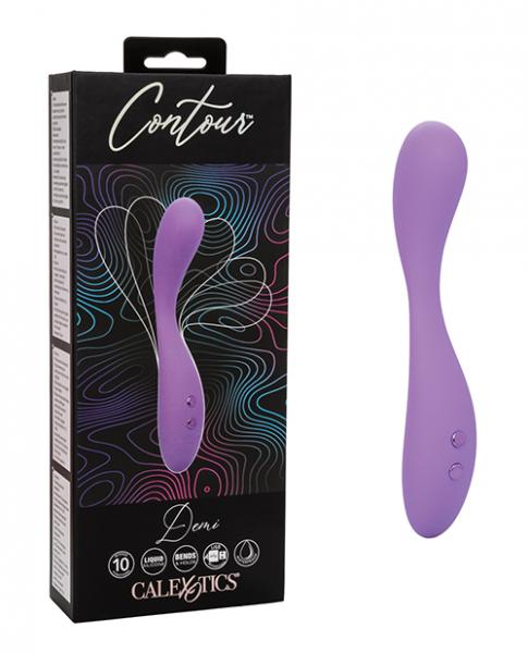 Contour Demi Flexible Massager - Purple - Click Image to Close