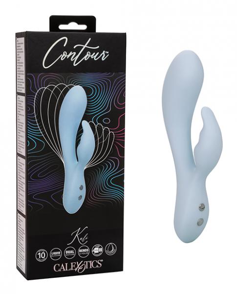 Contour Kali Flexible Dual Massager - Blue - Click Image to Close