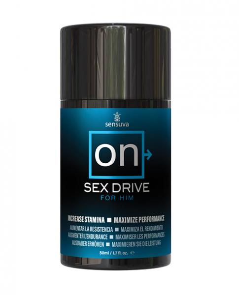 On For Him Sex Drive Cream - 1.7 Oz Bottle - Click Image to Close