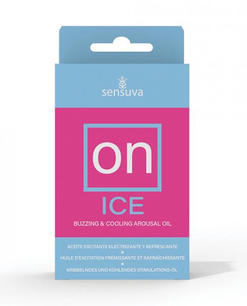 On Ice Buzzing & Cooling Female Arousal Oil Medium Box - 5 Ml Bottle - Click Image to Close