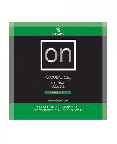 On For Her Arousal Gel Single Use Packet - 6 Ml Spearmint