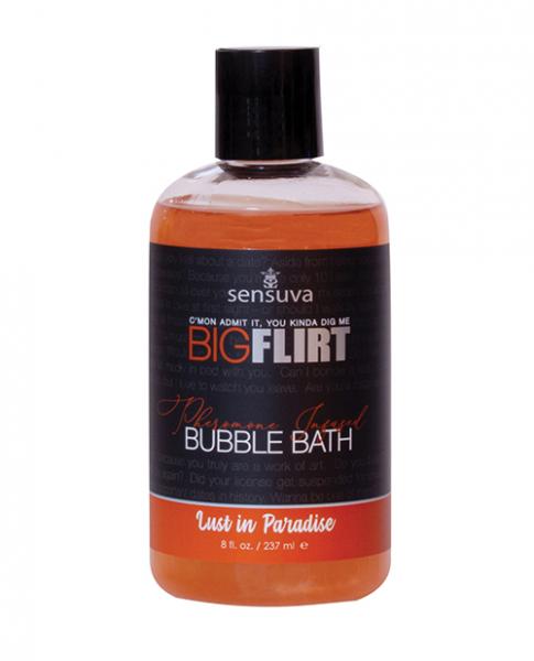 Sensuva Big Flirt Pheromone Bubble Bath - 8 Oz Lust In Paradise