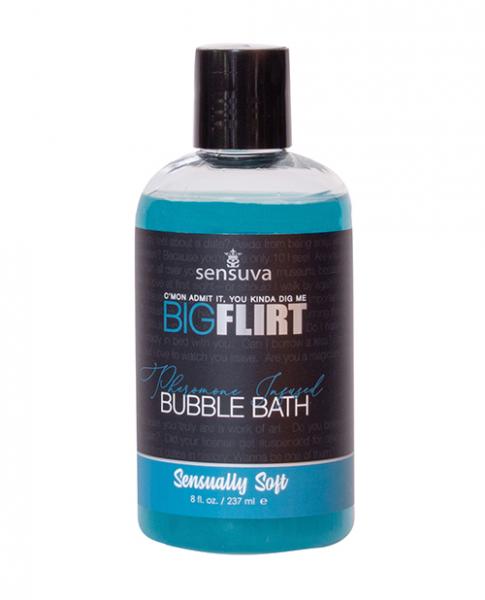 Sensuva Big Flirt Pheromone Bubble Bath - 8 Oz Sensually Soft - Click Image to Close