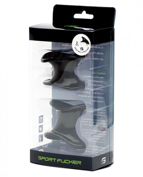 Sport Fucker Ergonomic Ball Stretcher Kit - Black - Click Image to Close