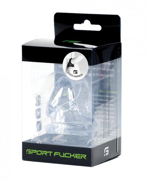 Sport Fucker Cock Harness - Clear - Click Image to Close