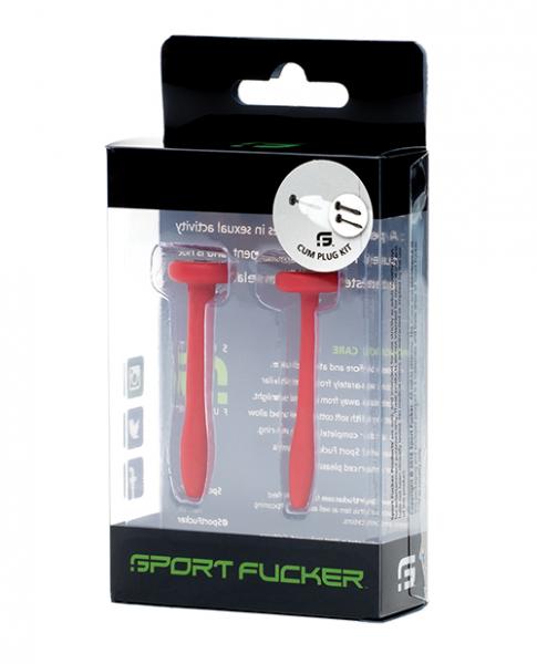 Sport Fucker Cum Plug Kit - Red - Click Image to Close