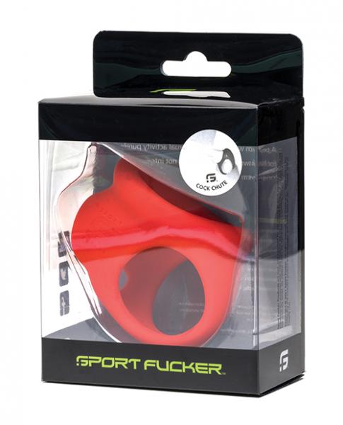 Sport Fucker Cock Chute - Red - Click Image to Close