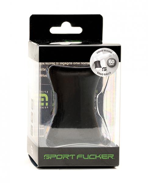 Sport Fucker Ergo Balls - 60mm Black - Click Image to Close