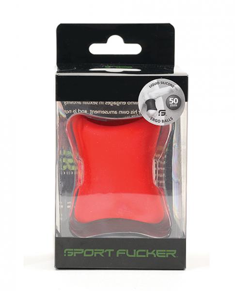 Sport Fucker Ergo Balls - 50mm Red - Click Image to Close