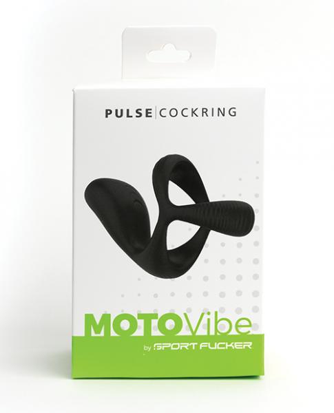 Sport Fucker Motovibe Pulse Cockring - Black - Click Image to Close