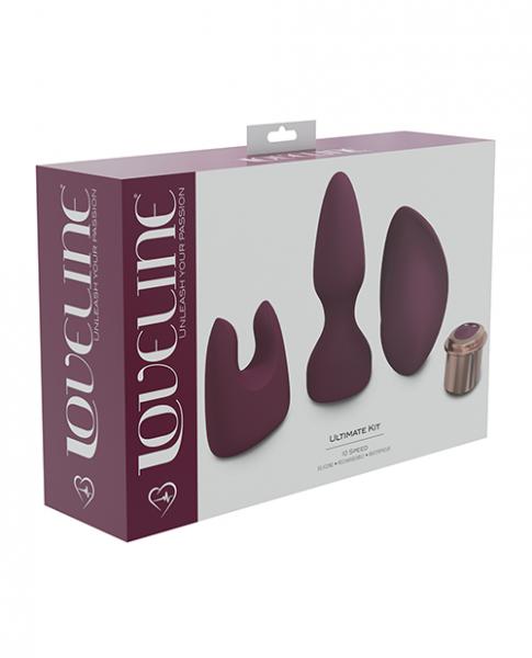 Shots Loveline Ultimate Kit - Burgundy - Click Image to Close