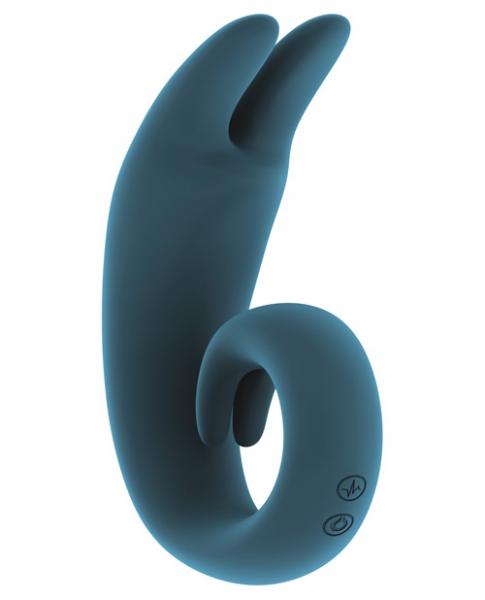 Mjuze The Lithe Blue Bunny Vibrator - Click Image to Close