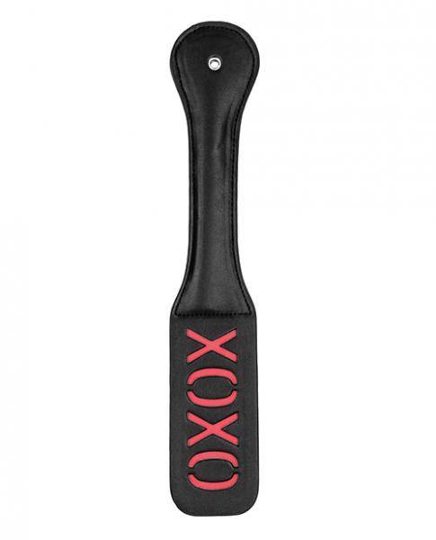 Ouch XOXO Paddle Black - Click Image to Close