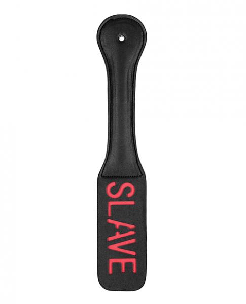 Shots Ouch Slave Paddle - Black - Click Image to Close