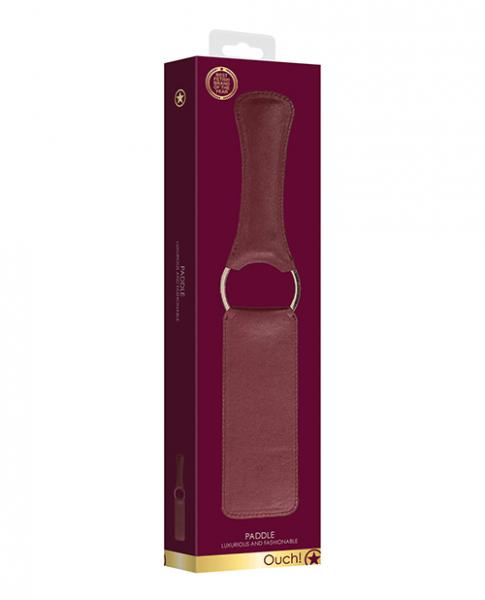 Shots Ouch Halo Paddle - Burgundy - Click Image to Close