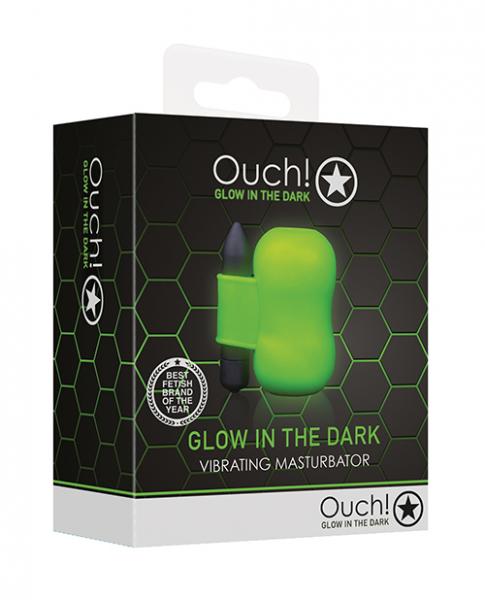 Shots Ouch Vibrating Masturbator - Glow In The Dark