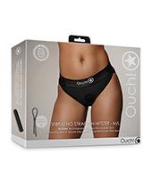 Shots Ouch Vibrating Strap On Hipster - Black M/l