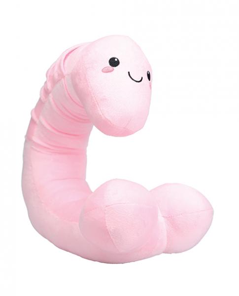 Shots Penis Neck Pillow Plushie - Pink - Click Image to Close