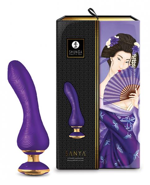 Shunga Sanya Intimate Massager - Purple - Click Image to Close