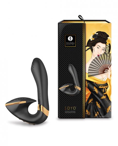 Shunga Soyo Intimate Massager - Black - Click Image to Close