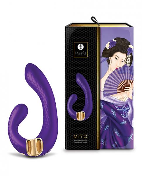 Shunga Miyo Intimate Massager - Purple - Click Image to Close