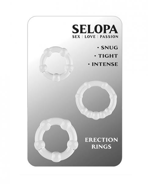 Selopa Erection Rings - Clear - Click Image to Close