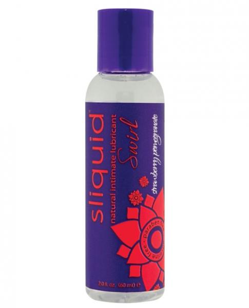 Sliquid Naturals Swirl Lubricant Strawberry Pomegranate 2oz - Click Image to Close