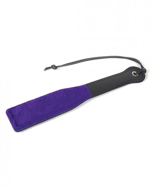 Spartacus 12" Faux Fur Paddle - Purple - Click Image to Close