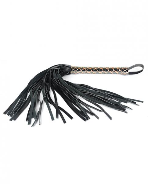 Spartacus Faux Leather Flogger - Gold - Click Image to Close