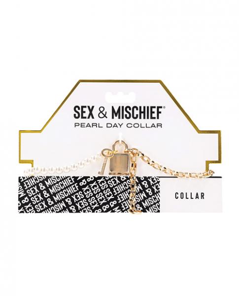 Sex & Mischief Pearl Day Collar - Click Image to Close