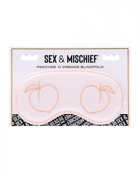 Sex & Mischief Peaches 'n Creame Blindfold - Click Image to Close