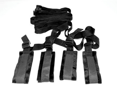 Sex and Mischief Bed Bondage Restraint Kit - Click Image to Close